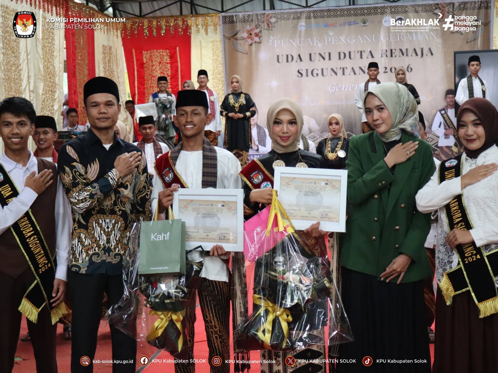 Uda dan Uni Demokrasi KPU Kabupaten Solok