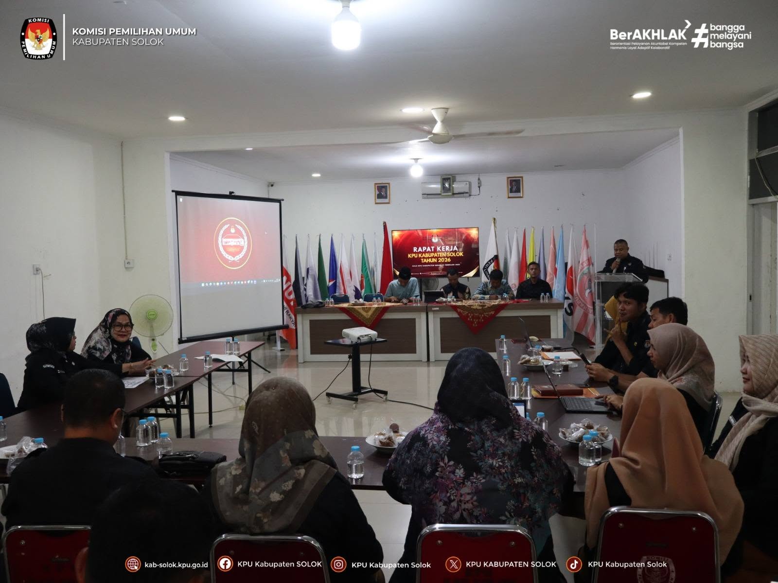 Rapat Kerja KPU Kabupaten Solok Tahun 2025